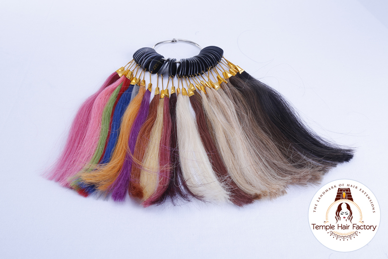 Bleached Colored Hair Extensions