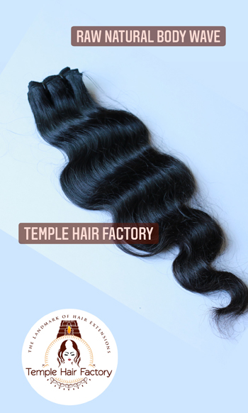 Super Natural Body Wave Temple Hair Factory